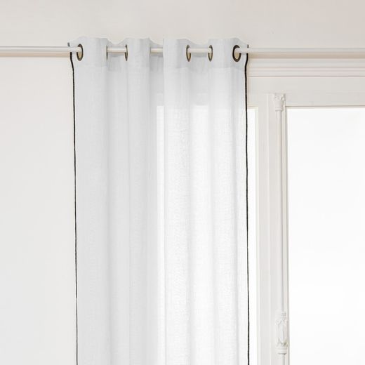 Cortina de lino crudo 130x260cm