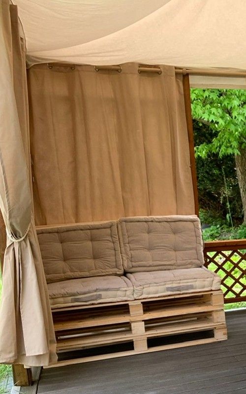 Cuscino chambray beige chiaro 60x80x10