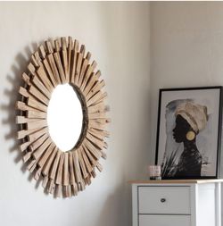 Manon Treibholzspiegel Durchmesser 87 cm