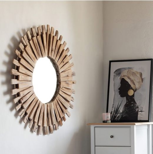 Manon Treibholzspiegel Durchmesser 87 cm