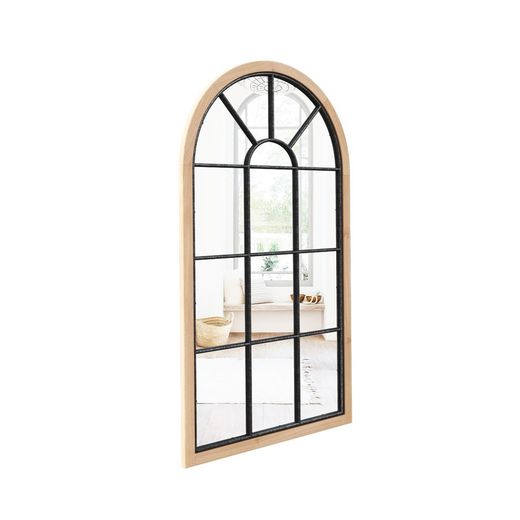 Spiegel Zoé Schwarzes Metall 60x107 cm