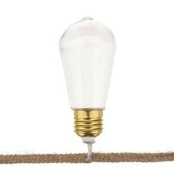 Guirnalda de LED 10 bombillas Long. 165 cm