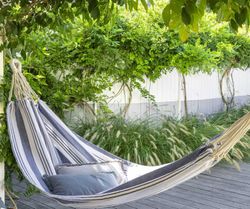 Amaca a righe blu 210x110 cm