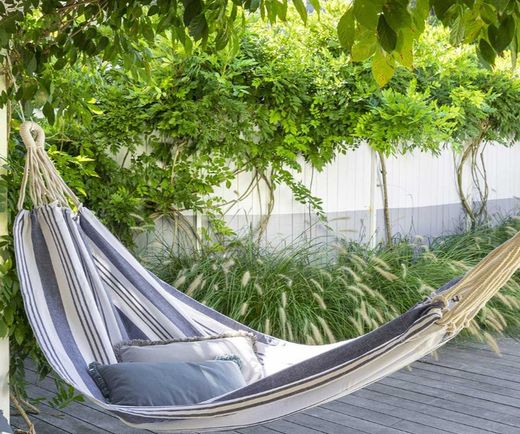 Amaca a righe blu 210x110 cm