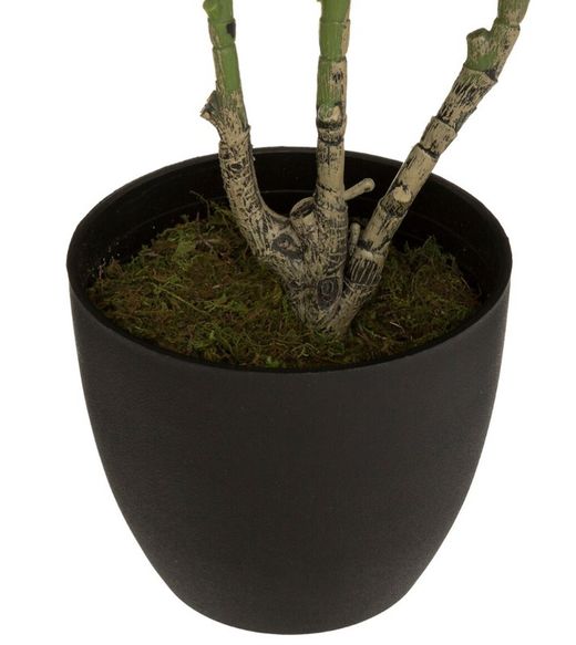 Hortensia artificiel avec pot en ciment. Hauteur 60cm