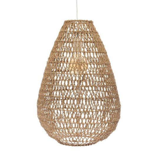 Lampe en suspension Beige Etel D 38 cm