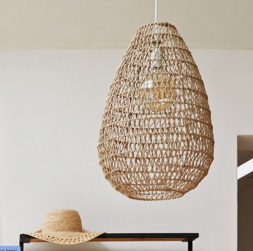 Lampada a sospensione Beige Etel D 38 cm