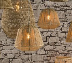 Lampada a sospensione Beige Jily D.29 cm