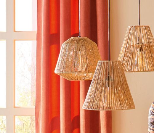 Lampada a sospensione Beige Jily D.29 cm