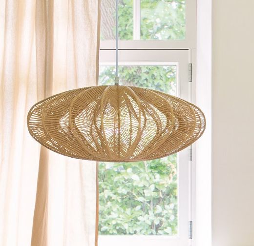 Beige Hängelampe Tery D 57 cm