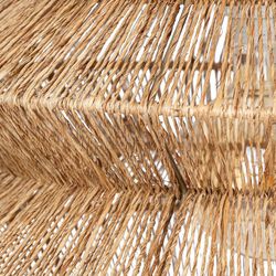 Jute-Hängelampe Akkordeon Durchm. 38cm