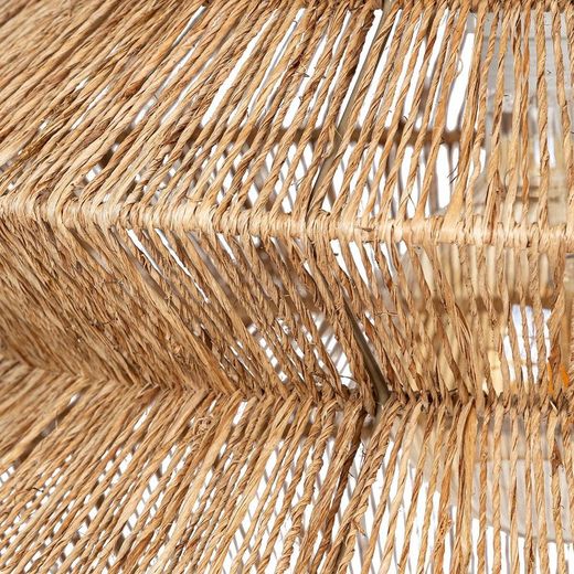 Jute-Hängelampe Akkordeon Durchm. 38cm