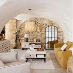 Pendelleuchte aus natürlichem Bast Hacienda Durchm. 36cm