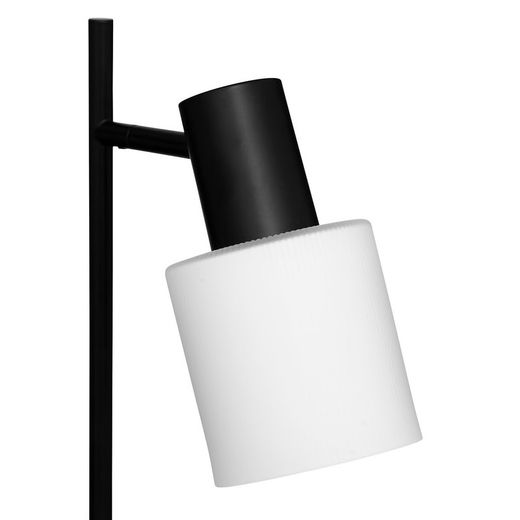 Schwarze Tischlampe Top. 45cm