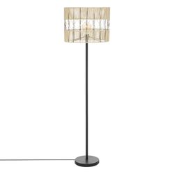 Accogliente lampada da terra in metallo nero 150 cm