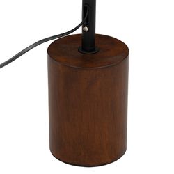 Lampadaire droit en bois et métal Aurea H.147 cm