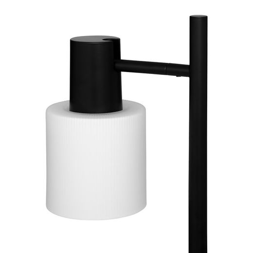 Lampara de pie negra Alt. 143 cm