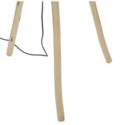 Lampada da terra treppiede in legno naturale Vista mare, altezza 151 cm