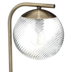 Runde goldene Lampe 45 cm