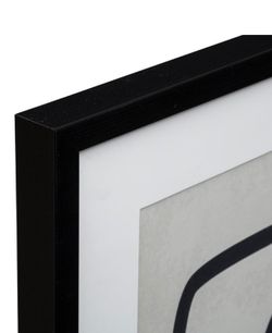 Tela stampata "Mio" Bianco e nero, 50x70 cm