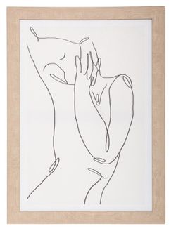 Tela incorniciata Volto 50x70 cm