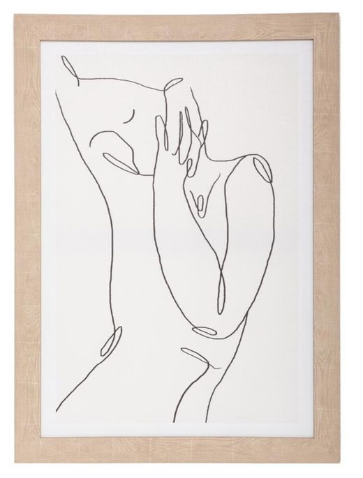 Tela incorniciata Volto 50x70 cm