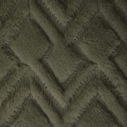 Coperta Mara verde con motivi geometrici 120x160 cm