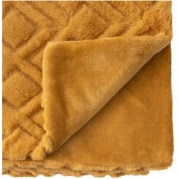 Coperta Ocra Mara 120x160 cm