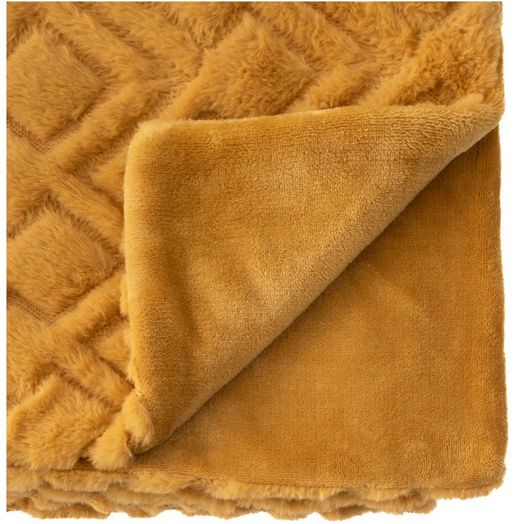 Coperta Ocra Mara 120x160 cm