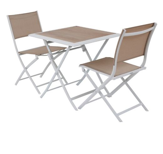 Tavolo Azua bianco 2 posti 70x70 cm