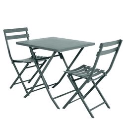 Jadegrüner 2-Sitzer-Klapptisch 70x70 cm