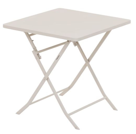 Mesa plegable 2 plazas Marfil 70x70 cm