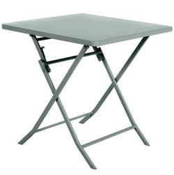 Olivgrüner 2-Sitzer-Klapptisch 70x70 cm