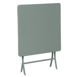 Olivgrüner 2-Sitzer-Klapptisch 70x70 cm