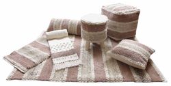 Pack Alhama con sgabello, tappeto, coperta e cuscino