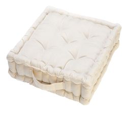 Packung mit 4 rohen Bodenkissen 45x45x10 cm