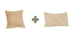 Pack de coussins en jute