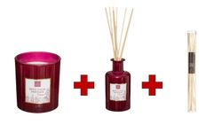 Packung mit Duftkerzen und Diffusor von Acia und Sandia