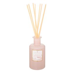Confezione di candele e diffusori profumati alla rosa e patchuli