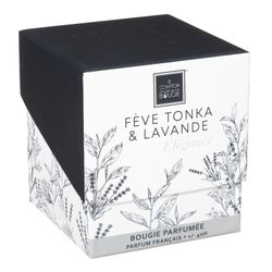 Confezione di candele e diffusori profumati alla Tonka e Lavanda