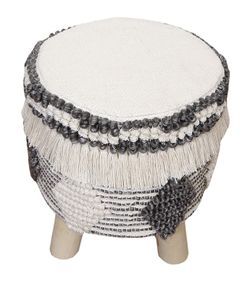 Paris Pack mit Hocker, Pouf, Teppich, Decke und Kissen