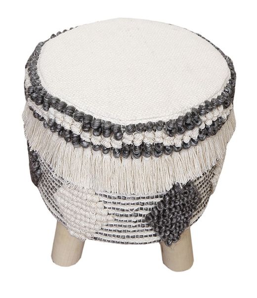 Paris Pack mit Hocker, Pouf, Teppich, Decke und Kissen