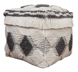 Paris Pack mit Hocker, Pouf, Teppich, Decke und Kissen