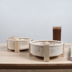 Confezione di stoviglie in cotone per 6 persone