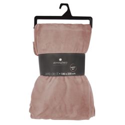 Coperta in flanella rosa 180x230 cm