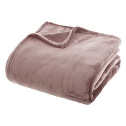Coperta in flanella rosa 180x230 cm