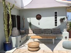 Schienale beige chambray 60x40x20