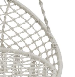 Weißer Hängesessel Durchmesser 60 cm