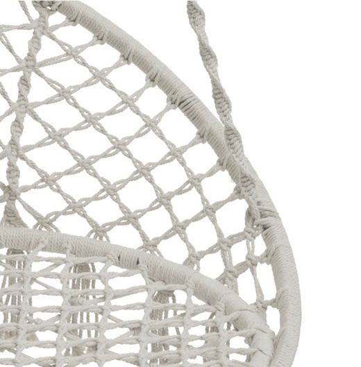 Weißer Hängesessel Durchmesser 60 cm