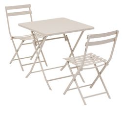 Sedia pieghevole Greensboro avorio 42x51 cm